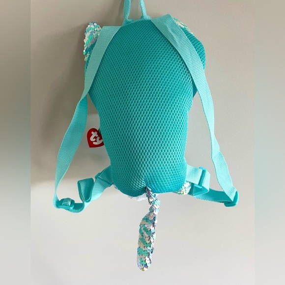Ty Beanie Boos Sparkle Sequin Cat Backpack - Picture 5 of 5
